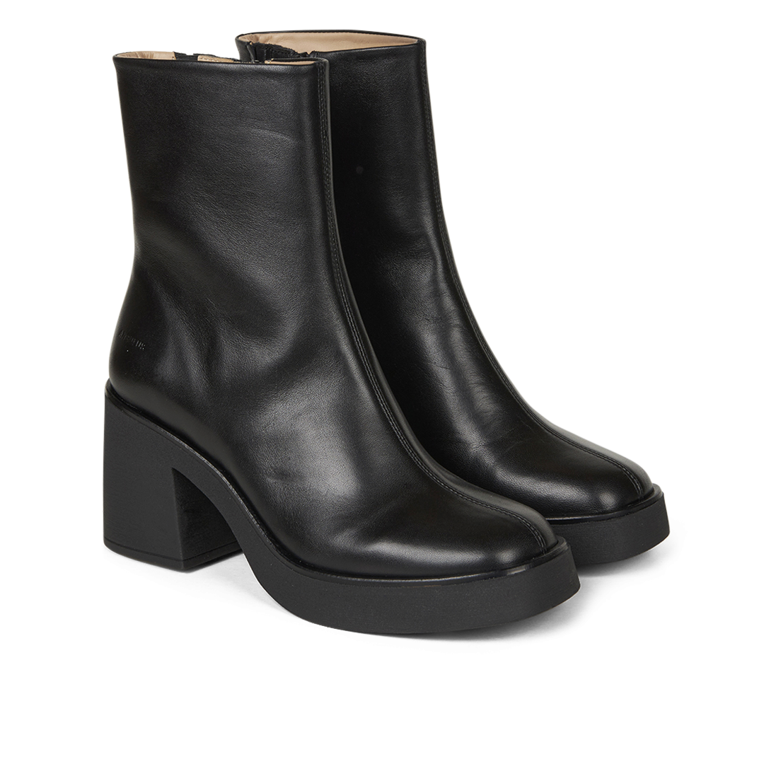 Block heel boot 7792