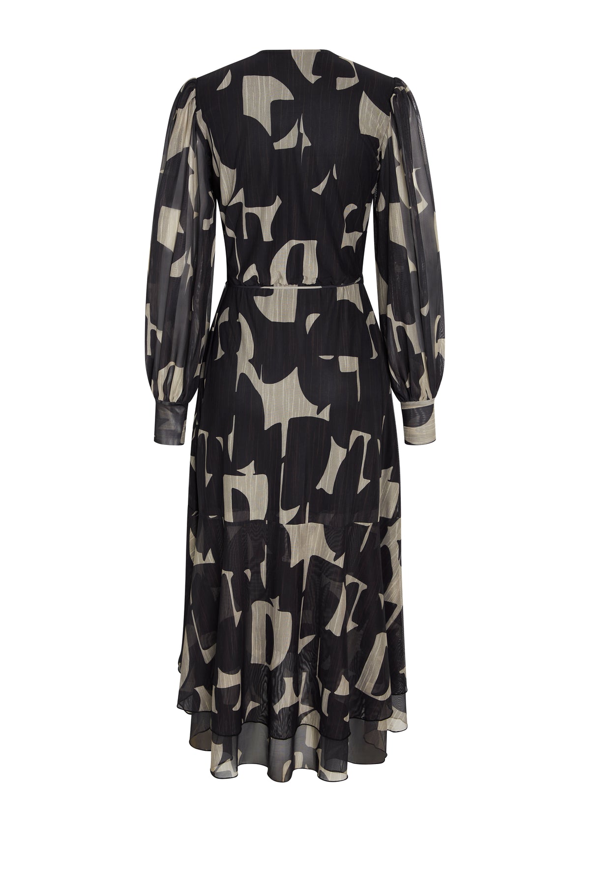 PhloxBBNora dress Black/Sand print