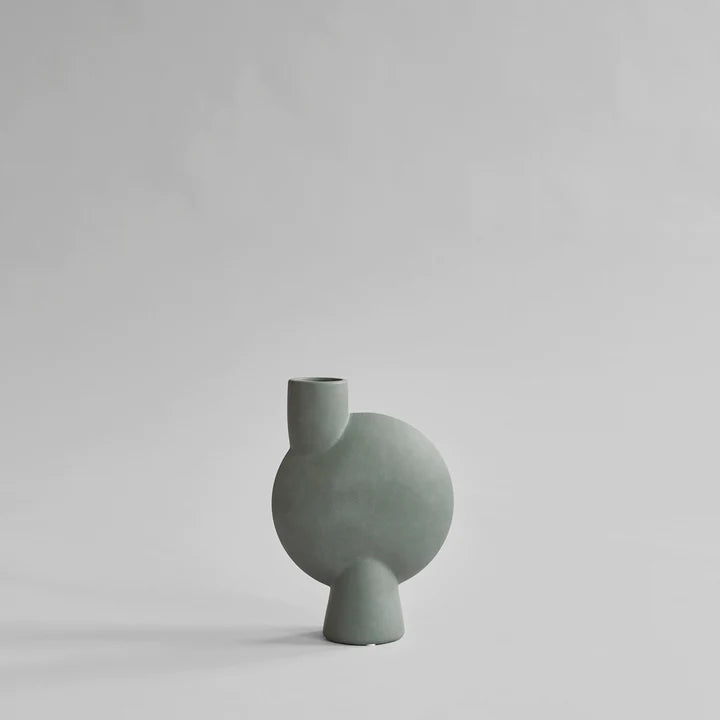 Sphere Vase Bubl Medio (Agave Green)